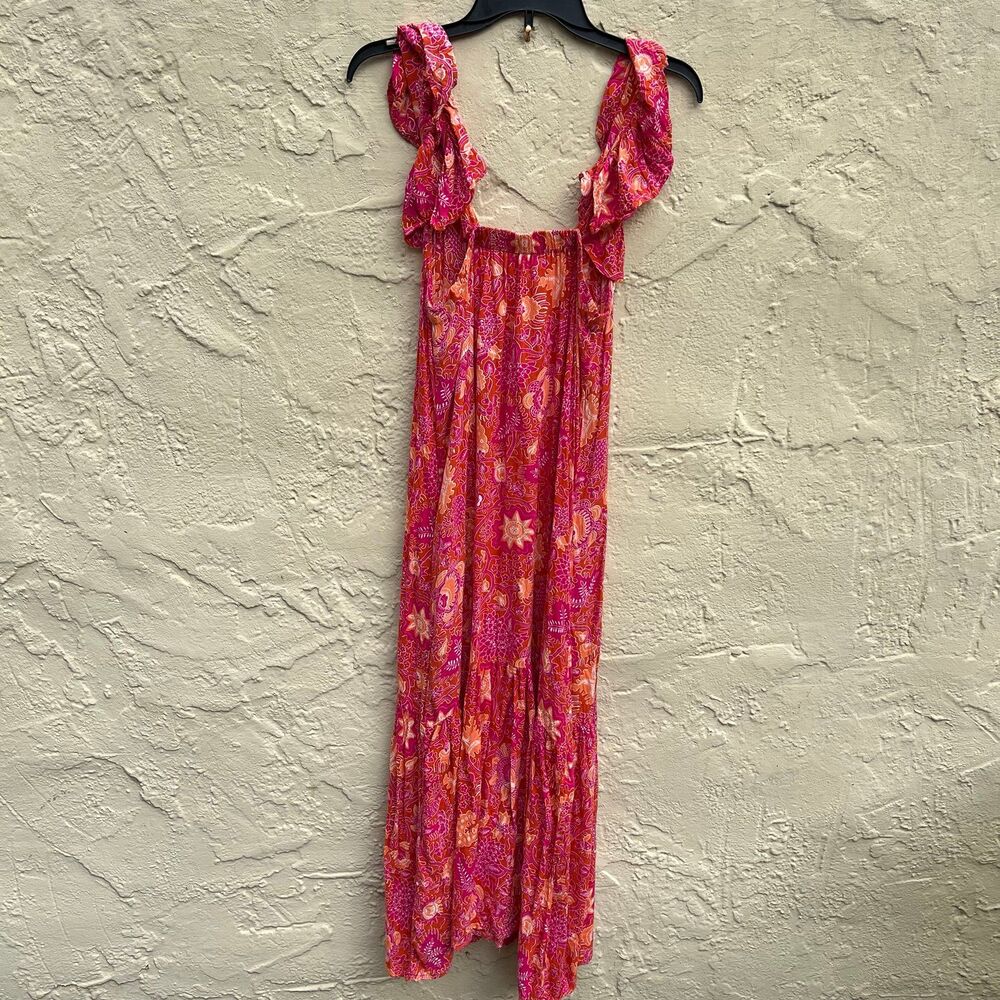 Maxi Dress house of Harlow 1960 Sz XS print resortwear boho bohemian - Picture 9 of 9